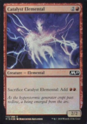 Catalyst Elemental - Core Set 2019: #132, Magic: The Gathering - Foil Nm R248