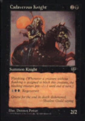 Cadaverous Knight - Mirage: #110, Magic: The Gathering Lp R97