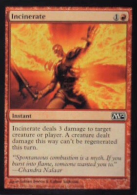 Incinerate - Magic 2012 (M12): #146, Magic: The Gathering Nm R235