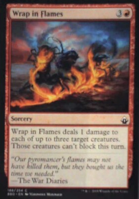 Wrap in Flames - Battlebond: #188, Magic: The Gathering Nm R53