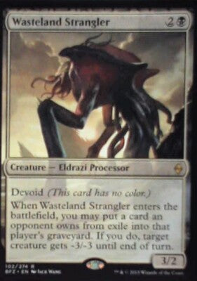 Wasteland Strangler - Battle for Zendikar: #102, Magic: The Gathering Nm R185