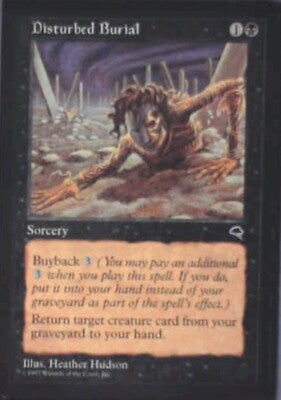 Disturbed Burial - Tempest: #129, Magic: The Gathering Nm R124