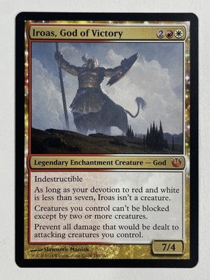 Iroas, God Of Victory Journey Into Nyx Near Mint NM MTG Magic The Gathering B
