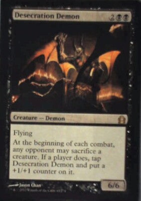 Desecration Demon - Return to Ravnica: #63, Magic: The Gathering Nm R233