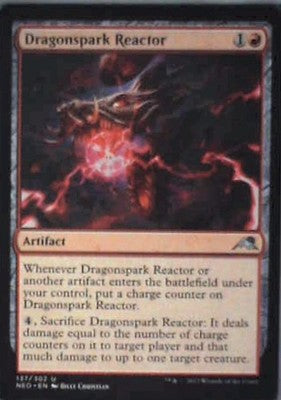 Dragonspark Reactor - Kamigawa: Neon Dynasty: #137, Magic: The Gathering Nm C337