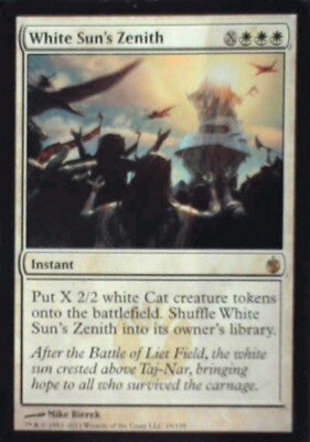 White Sun's Zenith - Mirrodin Besieged: #19, Magic: The Gathering Lp R97