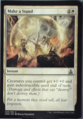 Make a Stand - Oath of the Gatewatch: #26, Magic: The Gathering Nm R141