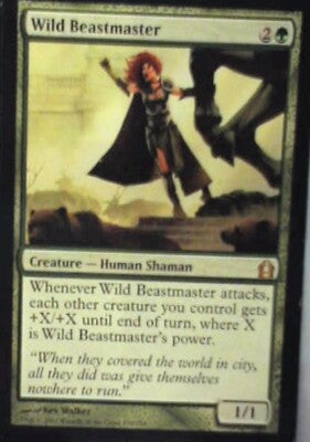 Wild Beastmaster - Return to Ravnica: #139, Magic: The Gathering Lp R96