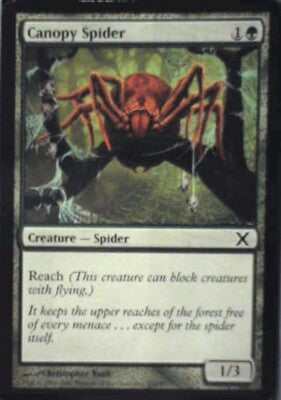 Canopy Spider - 10th Edition: #254, Magic: The Gathering Lp R38