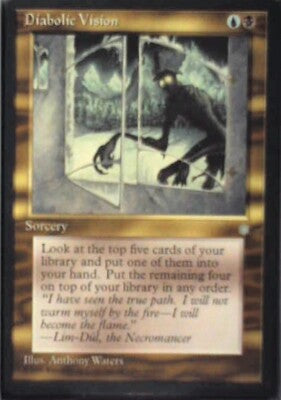 Diabolic Vision - Ice Age: #284, Magic: The Gathering Nm R109