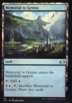 Memorial to Genius - Jumpstart 2022: #815, Magic: The Gathering Nm R201