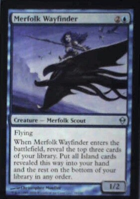 Merfolk Wayfinder - Zendikar: #56, Magic: The Gathering Nm R149