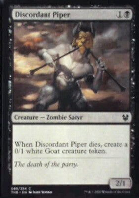Discordant Piper - Theros Beyond Death: #88, Magic: The Gathering Nm R130
