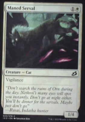Maned Serval - Ikoria: Lair of Behemoths: #23, Magic: The Gathering Nm R213