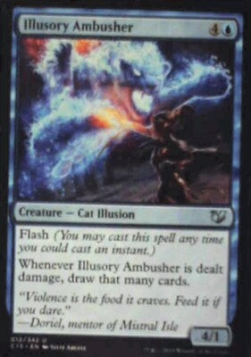 Illusory Ambusher - Commander 2015: #12, Magic: The Gathering Nm R158