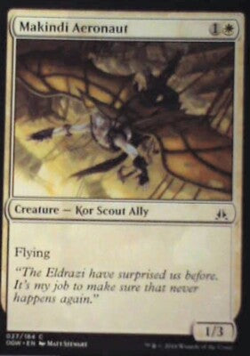 Makindi Aeronaut - Oath of the Gatewatch: #27, Magic: The Gathering Nm R202