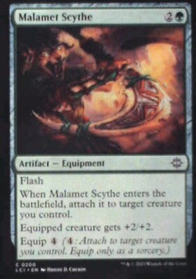 Malamet Scythe - The Lost Caverns of Ixalan: #200, Magic: The Gathering Nm R230