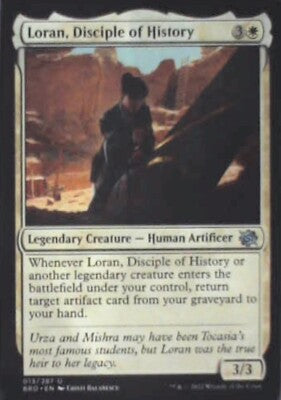 Loran, Disciple of History - The Brothers' War: #13, MTG Nm R184