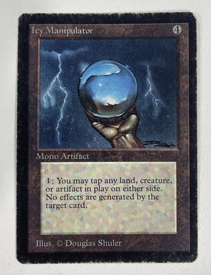 Icy Manipulator Beta HP Heavy Play MTG Magic The Gathering