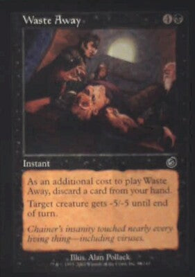 Waste Away - Torment: #88, Magic: The Gathering Nm R231