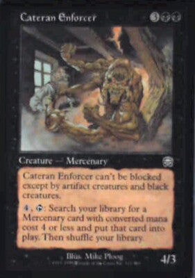 Cateran Enforcer - Mercadian Masques: #121, Magic: The Gathering Nm R131