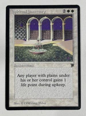 Spiritual Sanctuary Legends MP Moderate Play MTG Magic The Gathering B