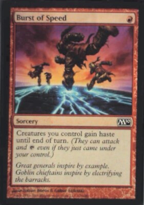 Burst of Speed - Magic 2010 (M10): #129, Magic: The Gathering Nm R174
