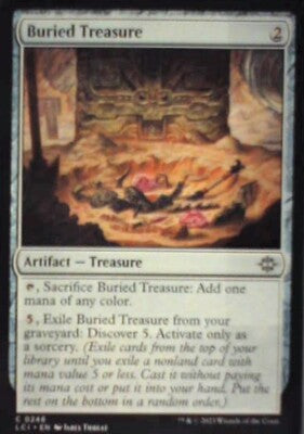 Buried Treasure - The Lost Caverns of Ixalan: #246, Magic: The Gathering Nm R229