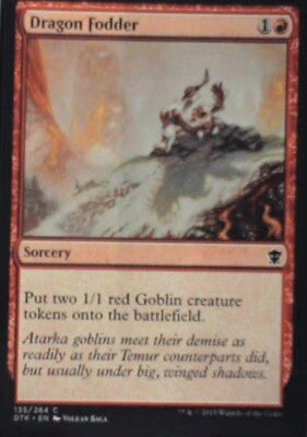 Dragon Fodder - Dragons of Tarkir: #135, Magic: The Gathering Nm R241
