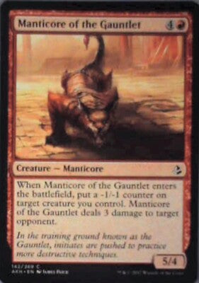 Manticore of the Gauntlet - Amonkhet: #142, Magic: The Gathering Nm R201