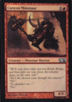 Canyon Minotaur - Magic 2014 (M14): #131, Magic: The Gathering Nm R223