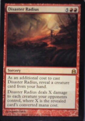 Disaster Radius - Commander: #119, Magic: The Gathering Lp R96
