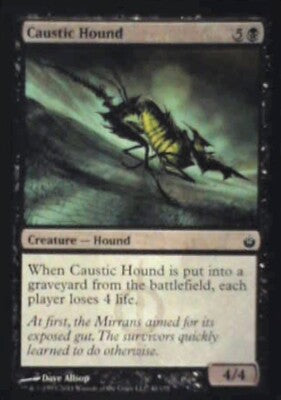 Caustic Hound - Mirrodin Besieged: #40, Magic: The Gathering Nm R171