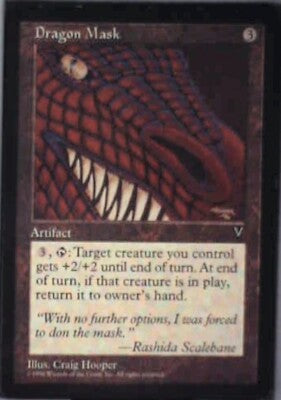 Dragon Mask - Visions: #144, Magic: The Gathering Lp R173