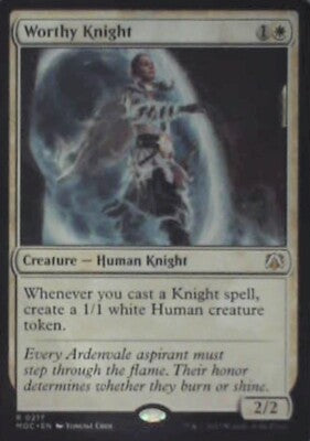 Worthy Knight - Commander: March of the Machine: #217, MTG Nm R238