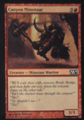 Canyon Minotaur - Magic 2014 (M14): #131, Magic: The Gathering Nm R182
