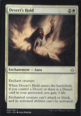 Desert's Hold - Hour of Devastation: #8, Magic: The Gathering Nm R58