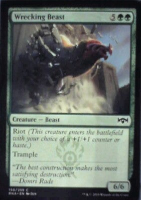 Wrecking Beast - Ravnica Allegiance: #150, Magic: The Gathering Nm R231