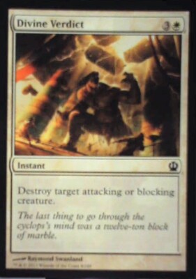 Divine Verdict - Theros: #8, Magic: The Gathering Nm R215