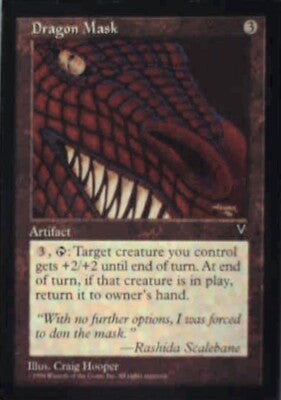 Dragon Mask - Visions: #144, Magic: The Gathering Lp R112