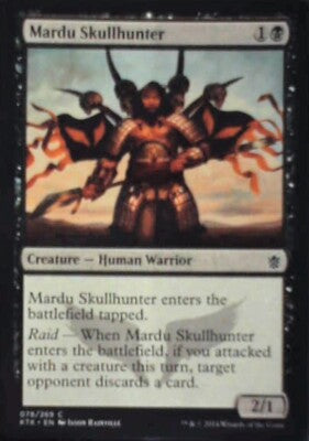 Mardu Skullhunter - Khans of Tarkir: #78, Magic: The Gathering Nm R157