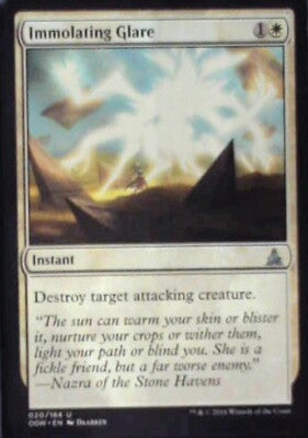 Immolating Glare - Oath of the Gatewatch: #20, Magic: The Gathering Lp R234