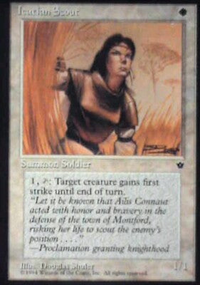 Icatian Scout (Shuler) - Fallen Empires: #13b, Magic: The Gathering Nm R100