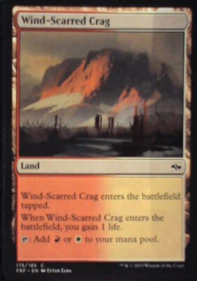 Wind-Scarred Crag - Fate Reforged: #175, Magic: The Gathering Nm R235