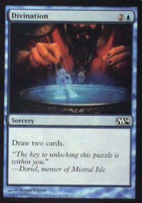 Divination - Magic 2014 (M14): #52, Magic: The Gathering Nm C338
