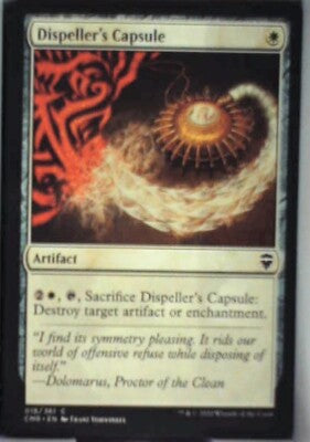 Dispeller's Capsule - Commander Legends: #18, Magic: The Gathering Nm R154