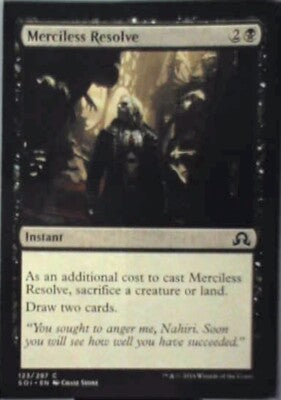 Merciless Resolve - Shadows over Innistrad: #123, Magic: The Gathering Nm R144