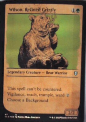 Wilson, Refined Grizzly (Showcase): #411, Magic: The Gathering - Foil Nm R248