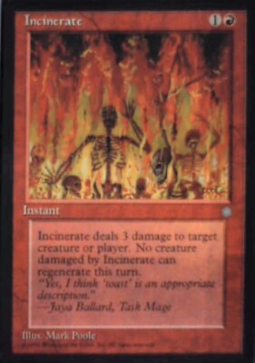 Incinerate - Ice Age: #194, Magic: The Gathering Lp R199