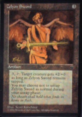 Zelyon Sword - Fallen Empires: #91, Magic: The Gathering Nm R100
